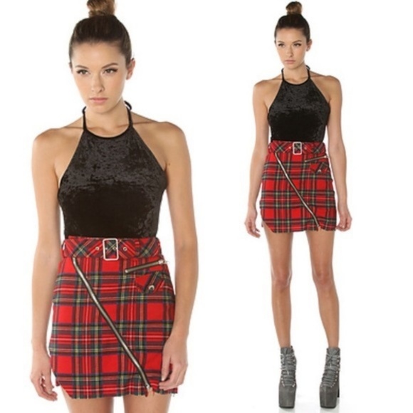 UNIF Carnaby Plaid Skirt - Picture 2 of 3